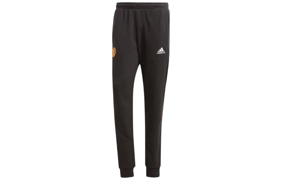 Adidas Manchester United Knitted Sweatpants Men's Black