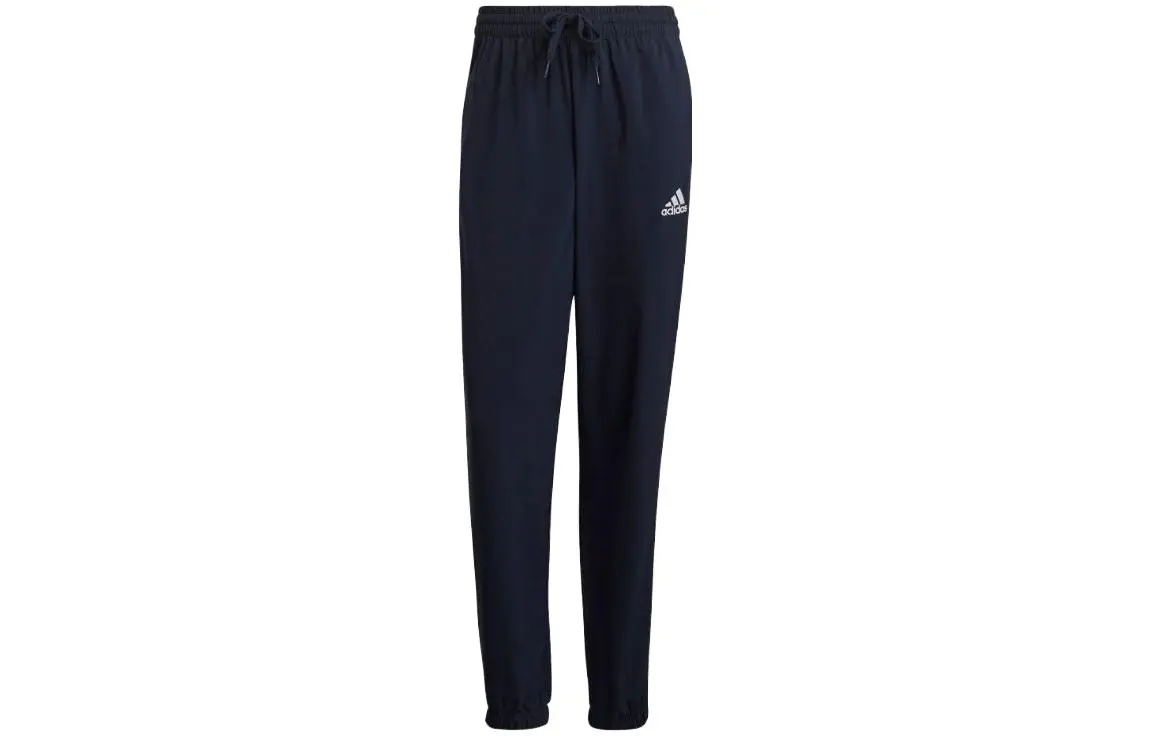 Adidas Knitted Sweatpants Men's Blue