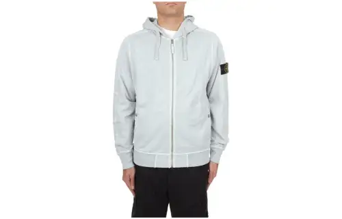 STONE ISLAND Compass-badge Zip-up Hoodie