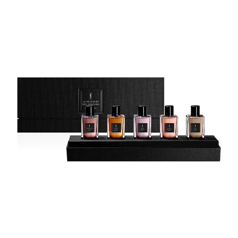 SAINT LAURENT Perfume Sample Set Premium Collection, Collectible Five Piece Set Eau De Parfum EDP