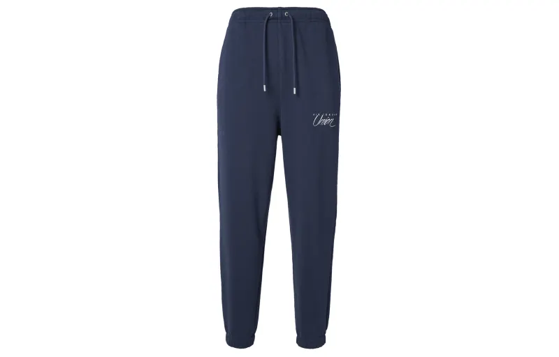 Jordan X Union Jordan X UNION Knitted Sweatpants Unisex Navy Blue Moderate Cuffed Pants