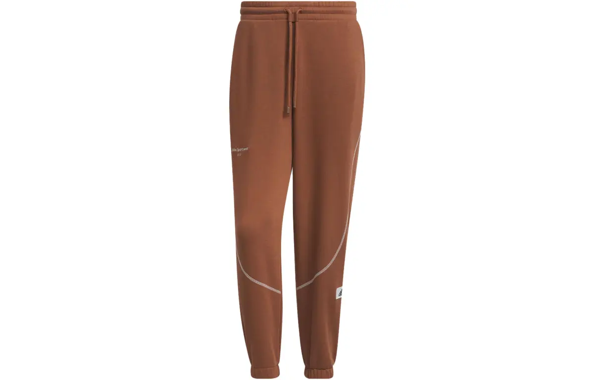 Adidas Knitted Sweatpants Men's Brown