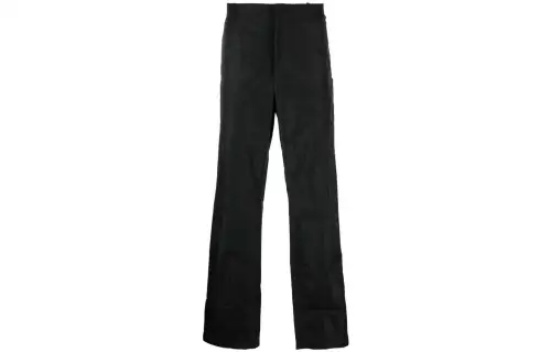 Balenciaga Crinkled Effect Straight Leg Trousers