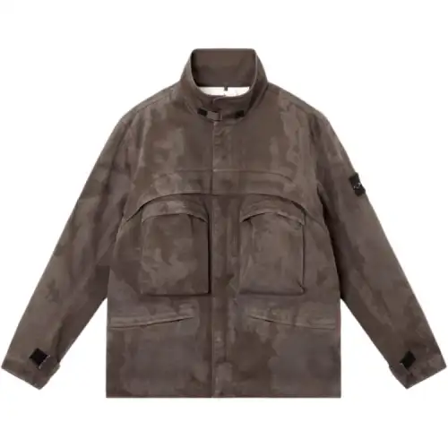 STONE ISLAND Raso Gommato Camo Field Jacket