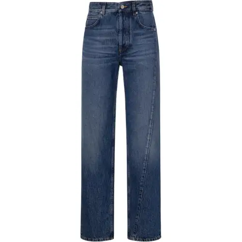 LOEWE Jeans Men's Denim Blue Moderate Straight Fit Pants