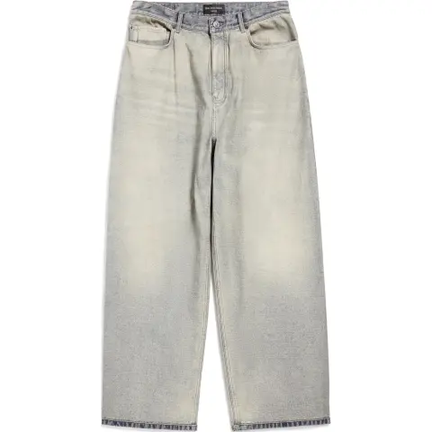 Balenciaga Mid-Waisted Baggy Jeans