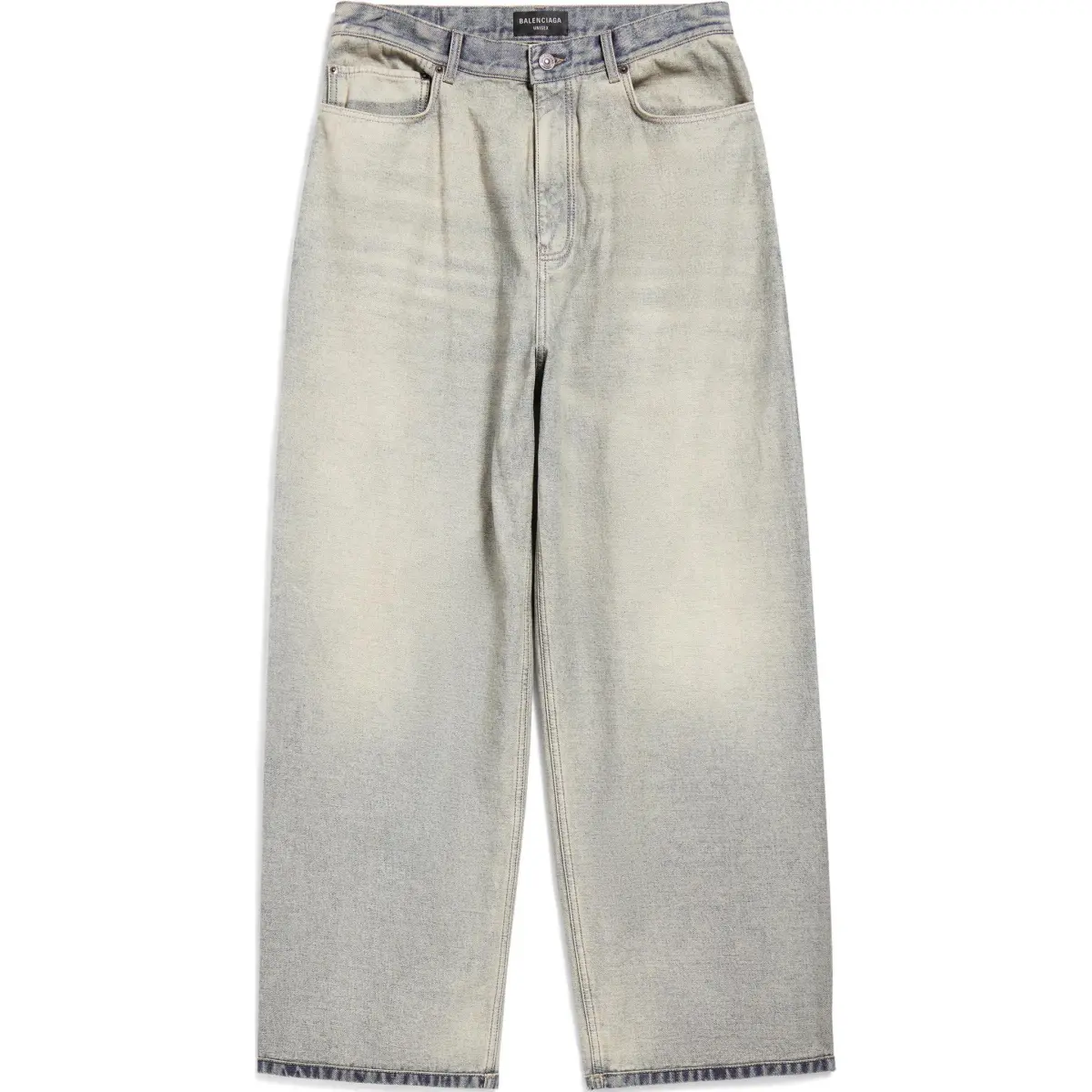 Balenciaga Mid-Waisted Baggy Jeans