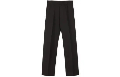 LOEWE Casual Pants Men's Black Moderate Straight Fit Pants