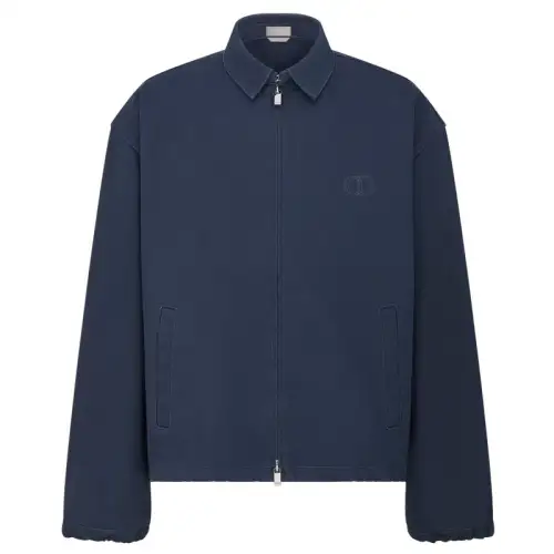 DIOR Homme Chest Logo Zip Up Jacket
