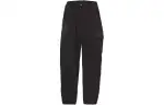 Timberland Knitted Sweatpants Men's Black Moderate Cuffed Pants