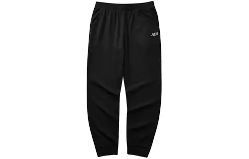 Skechers Colorful Knitted Sweatpants Unisex Carbon Black