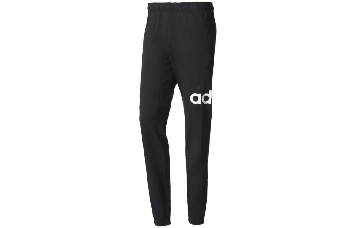 Adidas Casual Pants Men's Black Moderate Tapered Pants