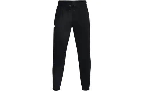 Under Armour Essential Knitted Sweatpants Men's Black Thickened Cuffed Pants