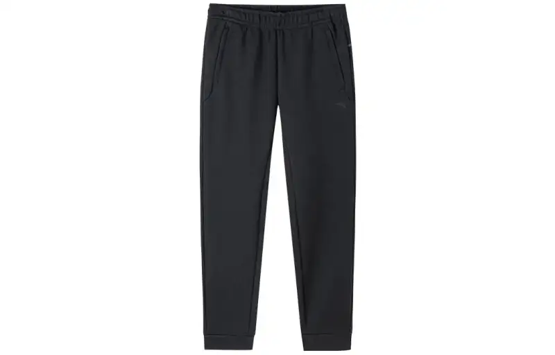 Anta Variety Training Collection Knitted Sweatpants Men's Black