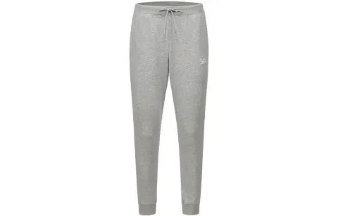 Reebok Knitted Sweatpants Men's Gray Moderate Cuffed Pants