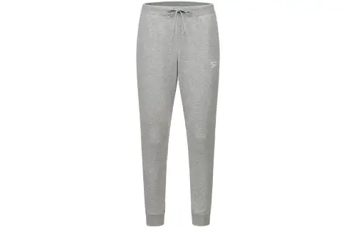 Reebok Knitted Sweatpants Men's Gray Moderate Cuffed Pants