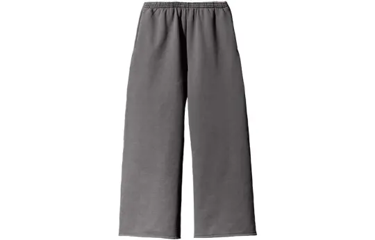 YEEZY x Gap X Balenciaga Mens Fleece Jogging Pant Casual Pants Men's Dark Gray