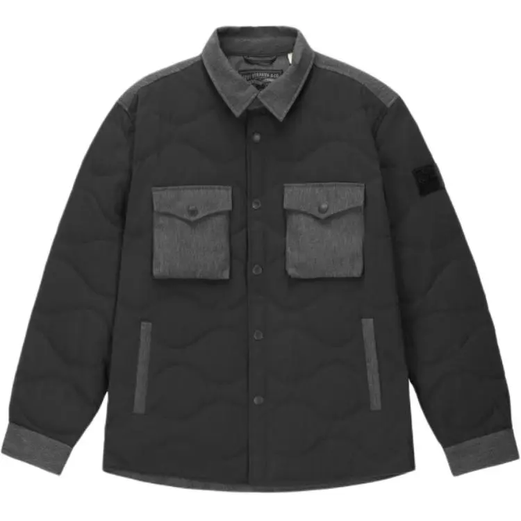 Levi's Down Jacket Men's Blue Black Multicolor