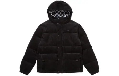 Vans Long-sleeve with hood, black jacket