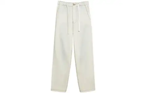 Loewe adjustable strap cotton jeans