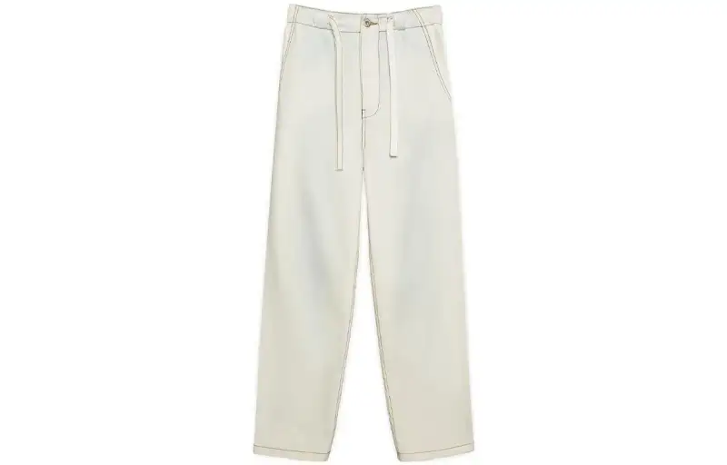 Loewe adjustable strap cotton jeans