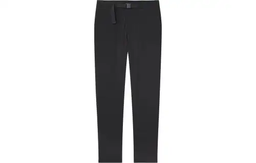 UNIQLO Knitted Sweatpants Men's Black Moderate Straight Fit Pants