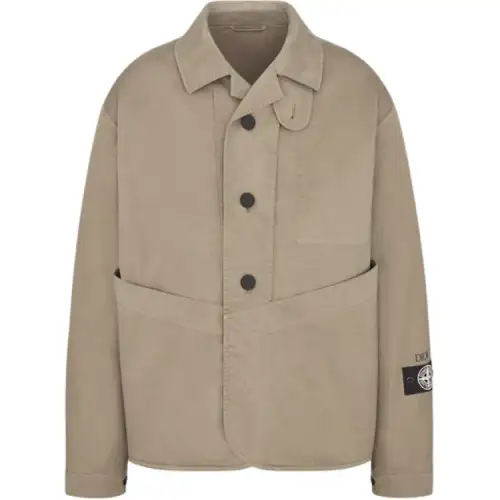 DIOR Jackets & Coats Men's Gray