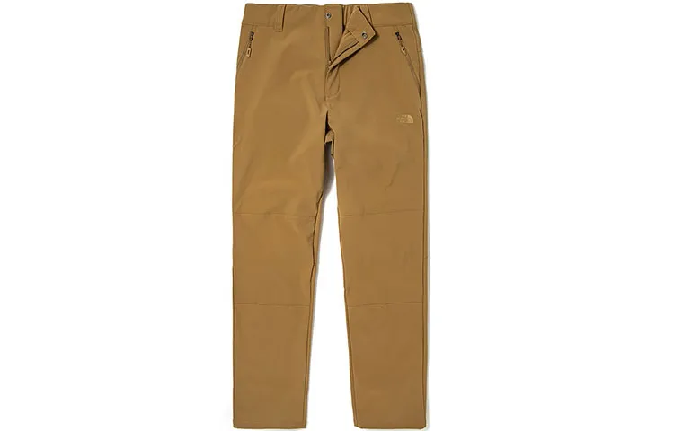 THE NORTH FACE Casual Pants Men's Khaki Moderate Straight Fit Pants