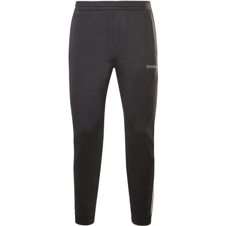 Reebok Knitted Sweatpants Men's Black Moderate Cuffed Pants