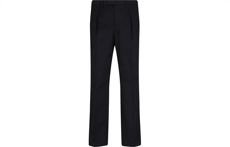 PRADA Casual Pants Men's Black Moderate Straight Fit Pants