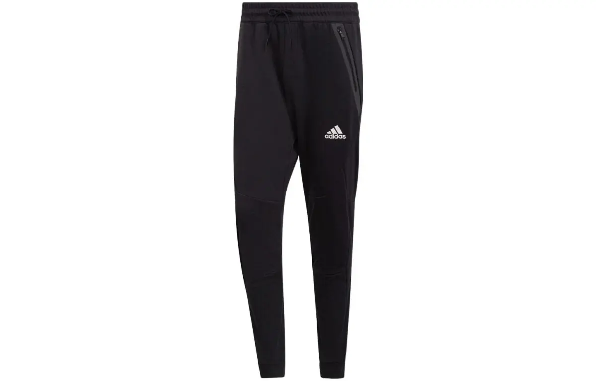 Adidas Casual Pants Men's Black Moderate Cuffed Pants