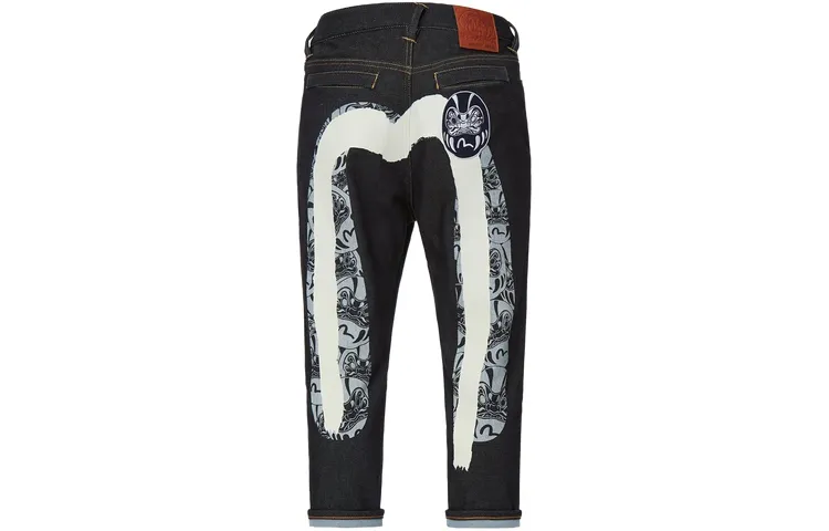 EVISU Jeans Men's Denim Blue Moderate Straight Fit Pants