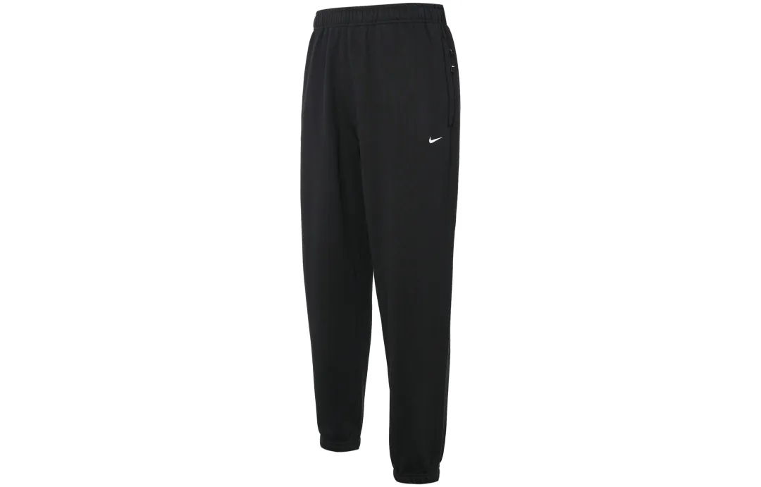Nike Solo Swoosh Knitted Sweatpants Men's Black