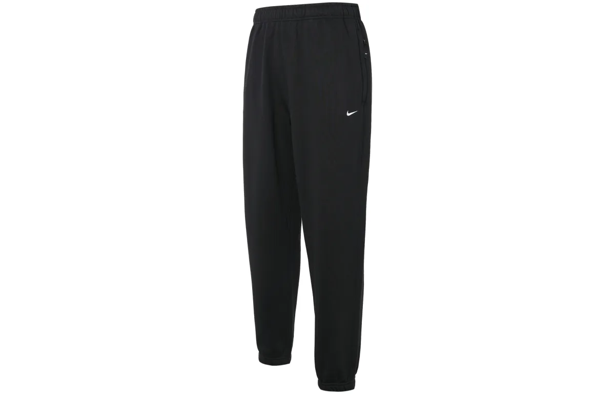 Nike Solo Swoosh Knitted Sweatpants Men's Black