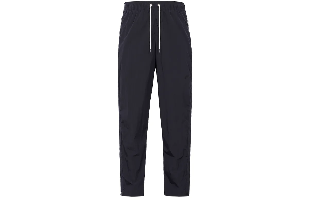 Nike Knitted Sweatpants Men's Black Moderate Cuffed Pants