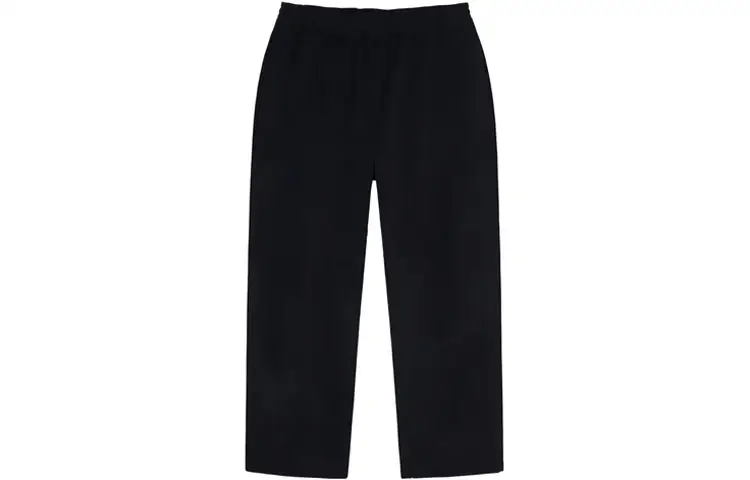 Stussy X OUR LEGACY Casual Pants Men's Black Moderate Straight Fit Pants