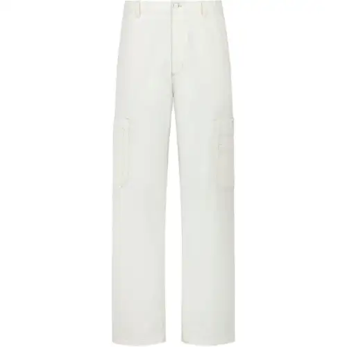 DIOR FW25 Fall Men's Clothing Collection Jeans Men's Ecru
