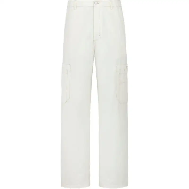 DIOR FW25 Fall Men's Clothing Collection Jeans Men's Ecru