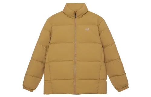 New Balance Sports Life Collection Puffy Down Jacket Unisex Ginger Yellow