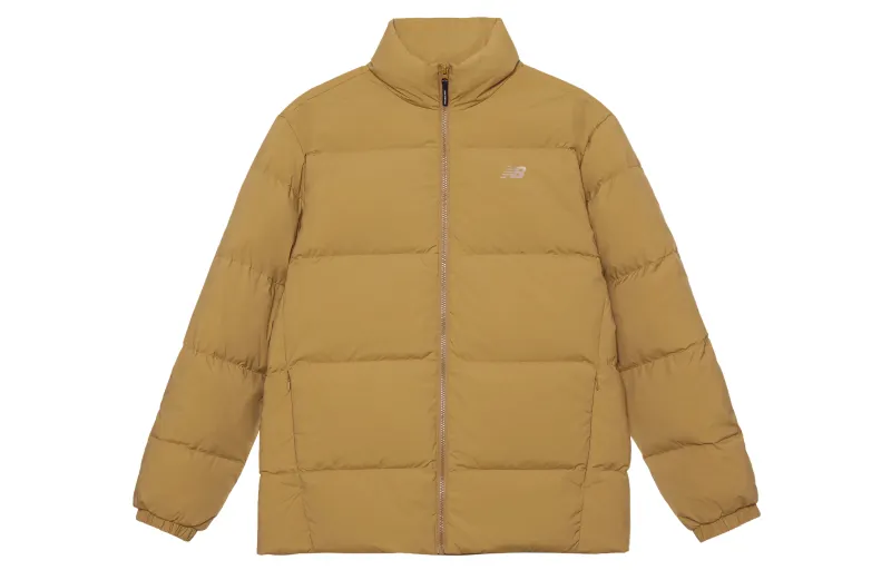New Balance Sports Life Collection Puffy Down Jacket Unisex Ginger Yellow