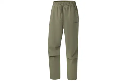 Li Ning Knitted Sweatpants Men's Army Canvas Green