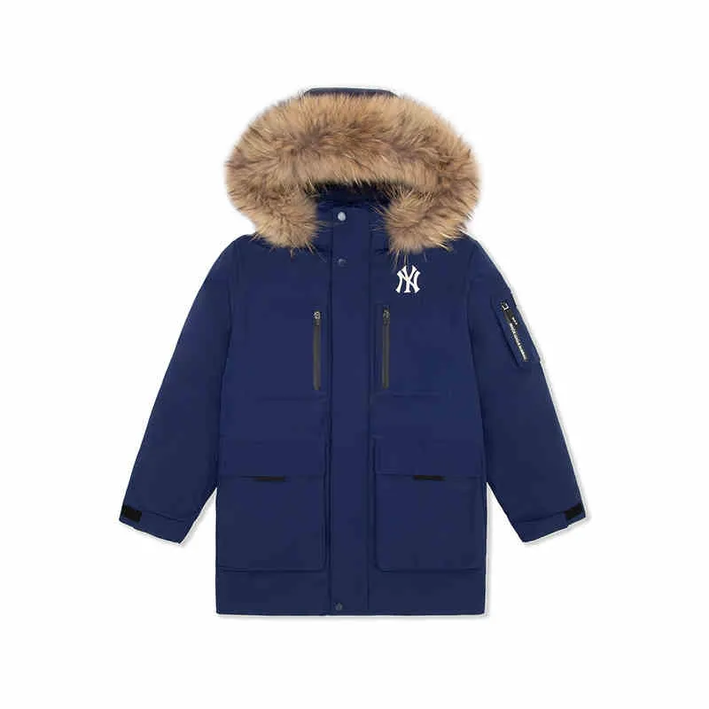 MLB New York Yankees Down Jacket Unisex Light Navy Blue
