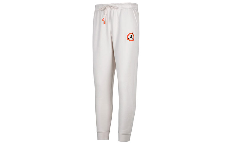 Jordan MVP As M J Flt Mvp Hbr Flc Pant 2 Logo patch casual knitted sweatpants with ankles Men's Gray
