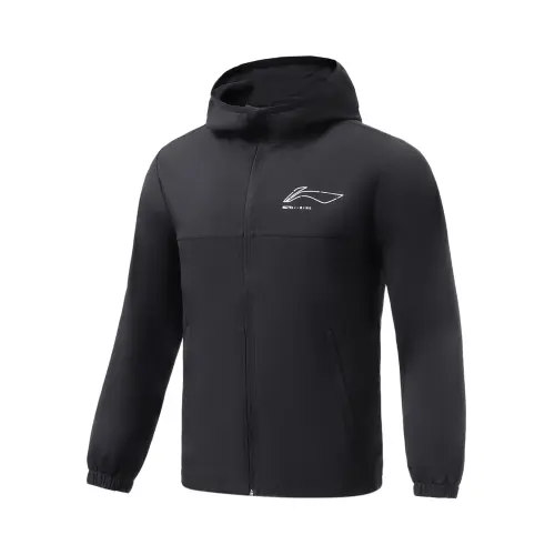 Li Ning Fitness Series Trench Coat Men's Black
