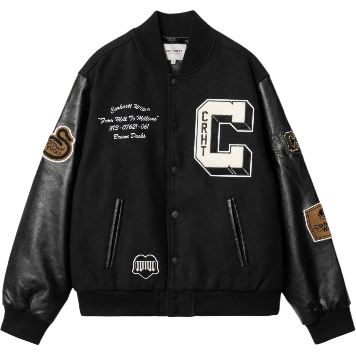 Carhartt WIP Brown Ducks Bomber Jacket
