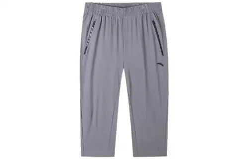 Anta Comprehensive Training Collection Sports Lifestyle Collection Casual Pants Men's Gray