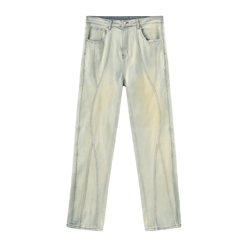 UNKNOWTAL Jeans Unisex Moderate Straight Fit Pants