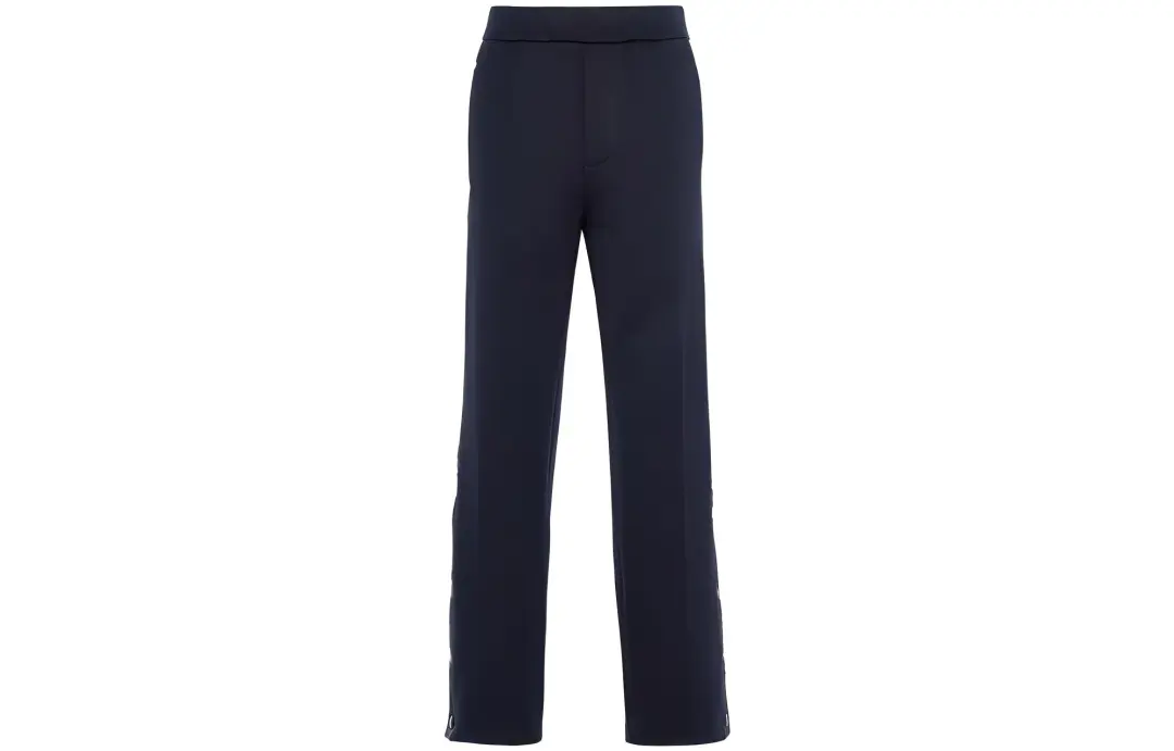 PRADA Casual Pants Men's Dark Blue Moderate Straight Fit Pants