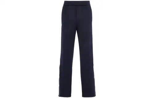 PRADA Casual Pants Men's Dark Blue Moderate Straight Fit Pants