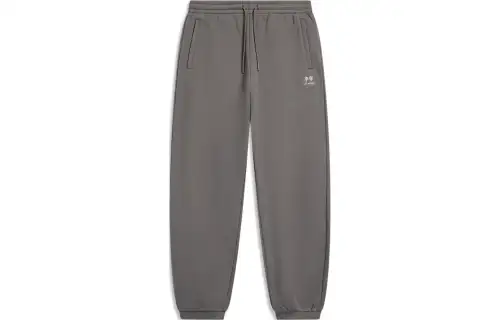 Li Ning Sports Life Collection Knitted Fabric Sports Sweatpants Men's Road Gray